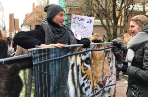 Защитники животных провели очередной пикет «За человечный цирк»