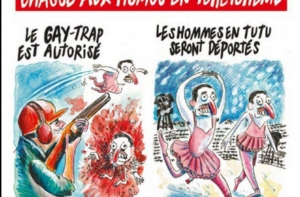 Charlie Hebdo опубликовал карикатуры на Кадырова и чеченских геев