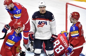 Россия проиграла США на чемпионате мира по хоккею