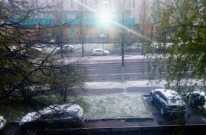 В Москве пошел сильный снег