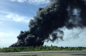 В Юрмале возник пожар повышенной опасности: жителей призывают закрыть окна