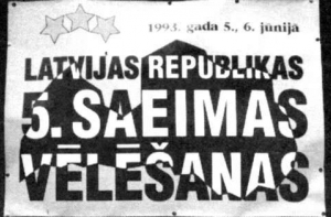 5 июня в истории Латвии: первые выборы