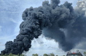 Пожар в Юрмале окончательно потушен