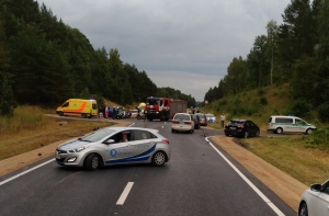 В ДТП на трассе Рига-Вентспилс пострадали 10 человек