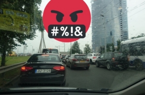 Twitter: рижские пробки превратились в московские!