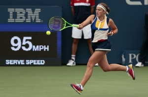 Остапенко проиграла россиянке на Открытом чемпионате США