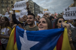 На митинг в Барселоне вышли почти полмиллиона человек