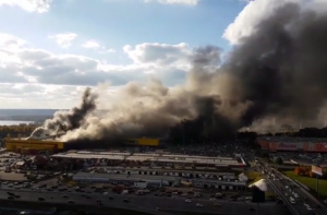 Под Москвой горит строительный рынок