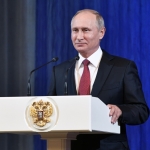 Президент России Владимир Путин отмечает 65-летний юбилей