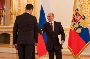 Путин: Россия готова развивать добрососедские отношения с Латвией