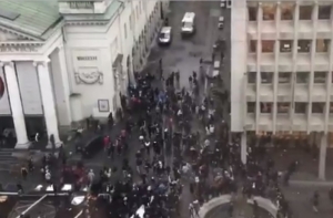 В центре Брюсселя вспыхнули массовые беспорядки