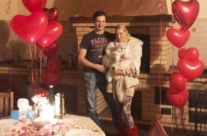 Анастасия Волочкова показала, как отпраздновала День влюбленных