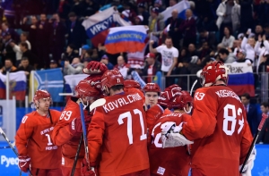 Российские хоккеисты разгромили сборную США на Олимпиаде