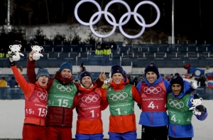 Российские лыжники взяли серебро в командном спринте