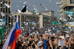Митинг в поддержку Telegram в Москве собрал более 7000 человек