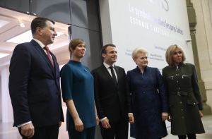 Макрон о президентах стран Балтии: три единые души в сердце Европы