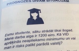Соцсеть: «налоговый бардак» разъясняют на зарплате студента в 1200 евро?!