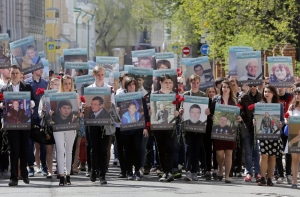 В Одессе почтили память погибших в Доме профсоюзов в 2014 году