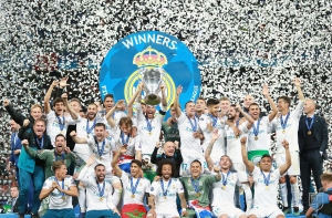 Мадридский «Реал» в третий раз стал победителем Лиги чемпионов