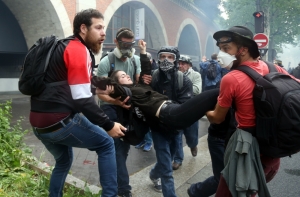 Протесты в Париже: полиция задержала 125 демонстрантов