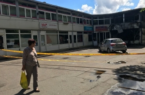 Пожар повышенной опасности: воры пытались распилить банкомат