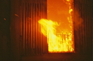 Пожар в центре Риги: на месте работают 28 спасателей