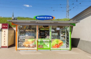 В Риге пришлось снести несколько киосков «Narvesen»