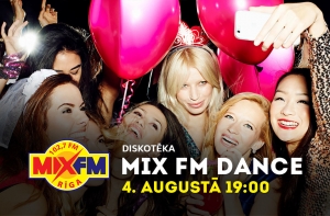 Выиграй 2 билета на вечеринку MIX FM DANCE на корабле Rīgas Pērlе