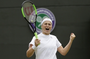 Остапенко впервые в карьере достигла полуфинала Уимблдона