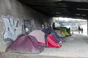 В Англии растет число бездомных