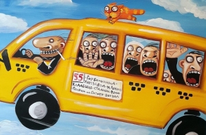 Российский художник создал целый мир, которым правят котики