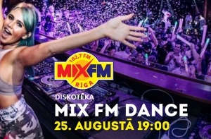 Выиграй 2 билета на вечеринку MIX FM DANCE на корабле Rīgas Pērlе