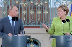 Ангела Меркель и Владимир Путин провели переговоры в Берлине