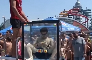 Грузин установил новый мировой рекорд на одном дыхании