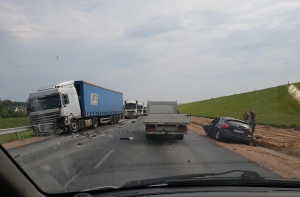 Из-за трагической аварии возле Рижской ГЭС перекрыто движение