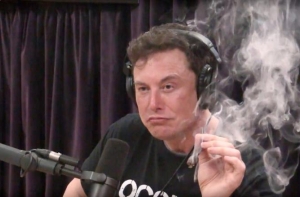 Илон Маск покурил «травку» в прямом эфире