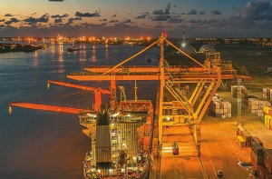 Завершается строительство нового терминала Рижского свободного порта