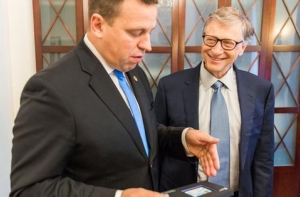 Билл Гейтс стал электронным резидентом Эстонии