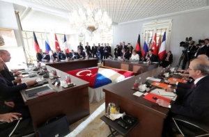 Путин, Эрдоган, Меркель и Макрон провели встречу в Стамбуле