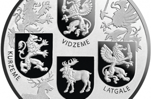 Банк Латвии выпустил посвященную столетию «Гербовую монету»