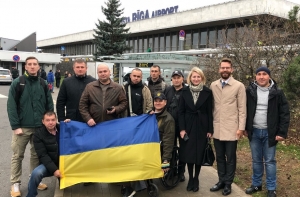 Украинских военных привезли на реабилитацию в Юрмалу