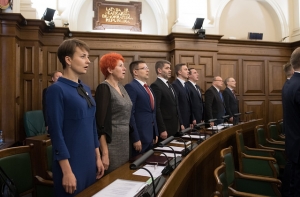 Присяга на диалекте: в Сейме звучит язык латгалов, ливов и северных курземцев