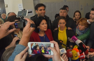 Выборы президента Грузии впервые выиграла женщина