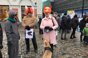 В Риге прошло шествие в защиту животных