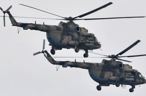 Загадочные вертолеты над Кремлем озадачили москвичей