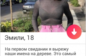 20 анкет в Tinder, которые балансируют между гениальностью и безумием