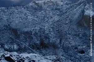 В Хабаровском крае мог упасть метеорит: часть сопки обрушилась в реку