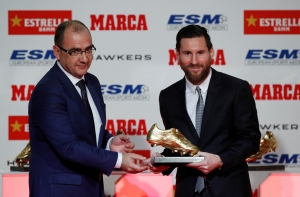 Это мировой рекорд! Месси в пятый раз получил «Золотую бутсу»