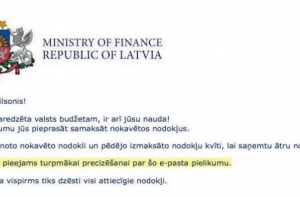 Эксперт: фейковые письма от Минфина были на неграмотном латышском