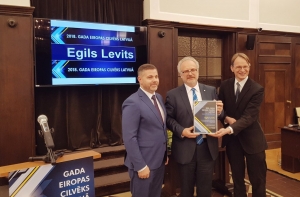 Популяризировал европейские ценности: Левитс удостоен титула «Человек Европы»